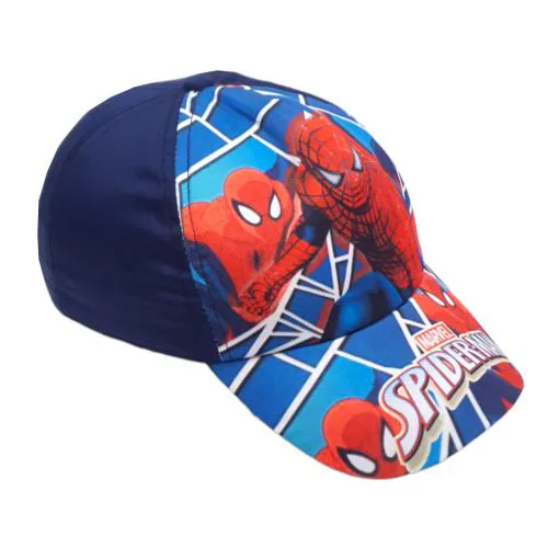 Classic Caps - Unisex Spider Man Baseball Caps For Kids (Age 6 Yrs To 9 Yrs) -Blue