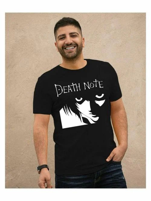 Mad Over Print Anime Death Note Men's T-shirt