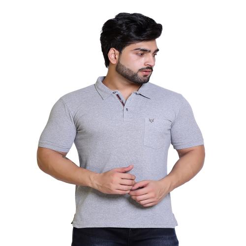 Polo t-Shirt With Pocket And Side Slit
