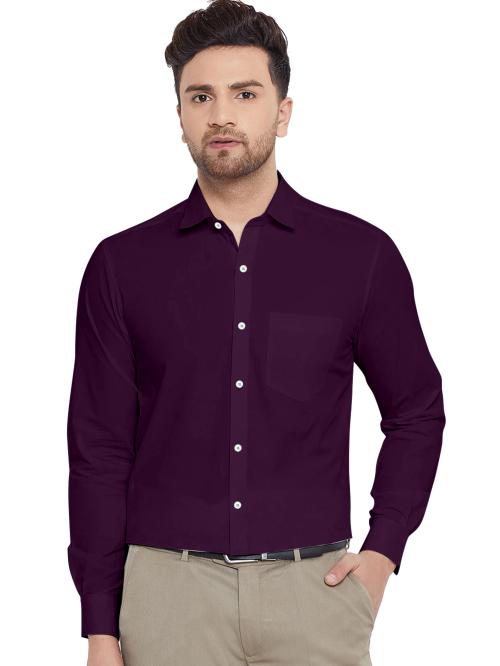 PROBEX INTERNATIONAL MEN SLIM FIT SOLID CUTWAY COLLOR SHIRT,CASUAL SHIRT