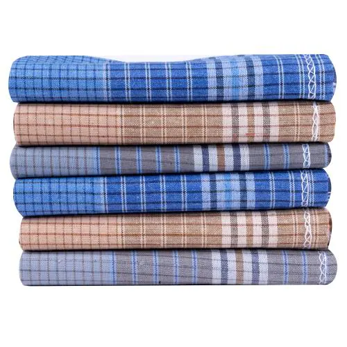 Buy DIKHAWA Men's 100 Cotton Premium Handkerchiefs Box Packing (Dark