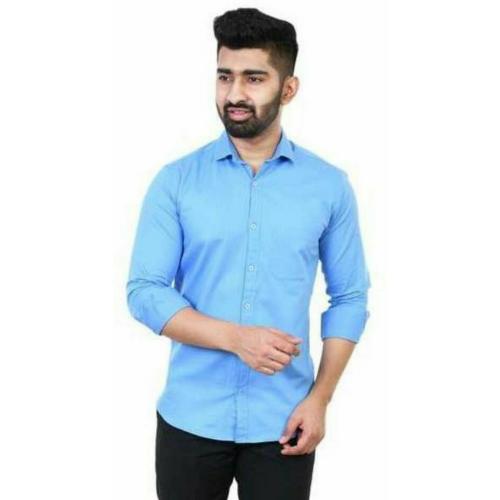 SILVER BUCK Men's Cotton Blend Full Sleeve Casual Shirt ( L )