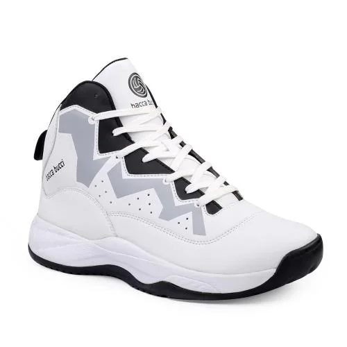 Bacca Bucci Maze Men Fashion Hi-Top Sneakers/Street Wear with Non-Marking Rubber Outsole for Swag Travel Parties Dancing Dating Streets & Fun