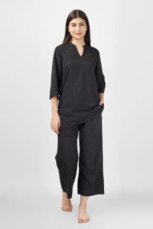 ANASCO INDIA BUYING HOUSE Gedep WOMEN LOUNGEWEAR SET WITH A LINE KURTI WITH SHORT PAJAMA