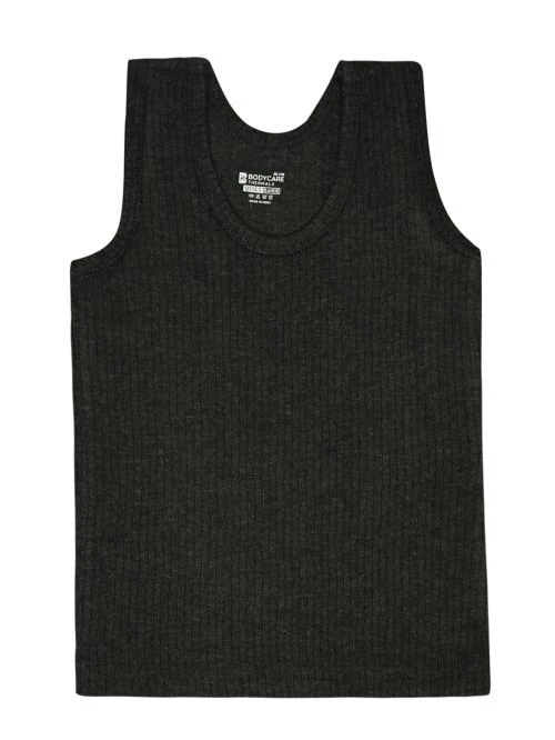 Bodycare Insider Unisex Anti Bacterial Thermal Top Sleeveless Round Neck - White