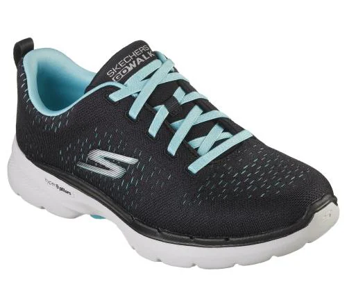 Skechers GO WALK 6 - ADORA Black Sports Shoes for Womens