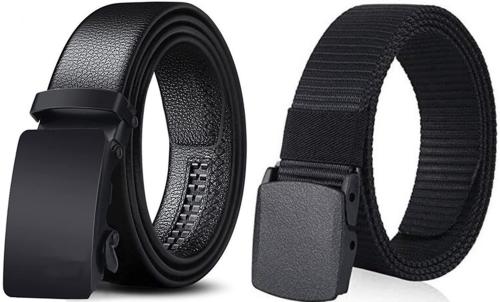 LAER belts for men and boys combo pack of 2