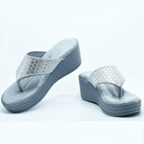 HardForce Silver Wedges For Women || Heels For Women || Sandals for Women||