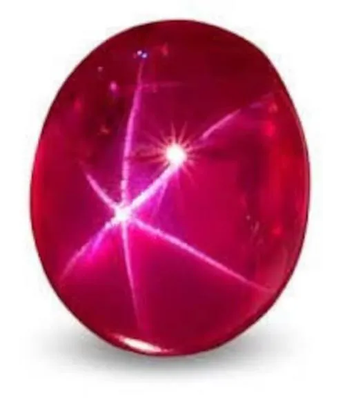 FEEL TOUCH MART- 5.00 Carat Star Ruby Original Certified by IGL Oval Cut tara Mani.