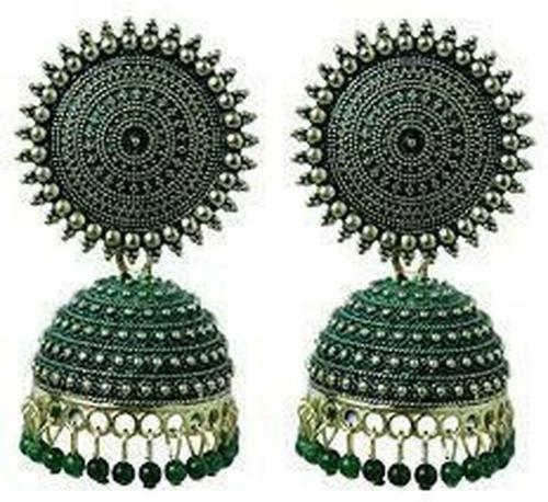 JMBW International Alloy Jhumki Earring Black (Girls)
