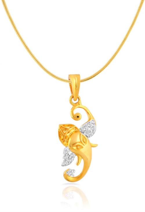 Buy Mahi GoldPlated Brass Alloy Pendant For Women (Ps1101502G) Online
