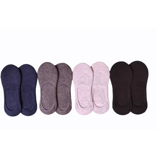 Maxolity Cotton Multi Color Peds/Footie/No-Show Loafer Socks For Men And Women Pack Of 4