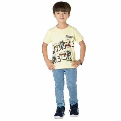 SKEND Kids Boys T-Shirts|Half Sleeve Graphic Design T-Shirts for Kids Boys|Environmentally Friendly Boys T-Shirts|Perfect for Any Sport Occasion|Kids T Shirt