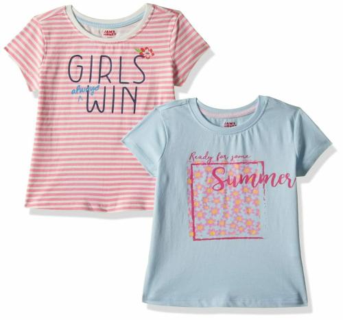 FAZU Girls Regular Fit Half Sleeves Tshirt (Pack of 3)-21