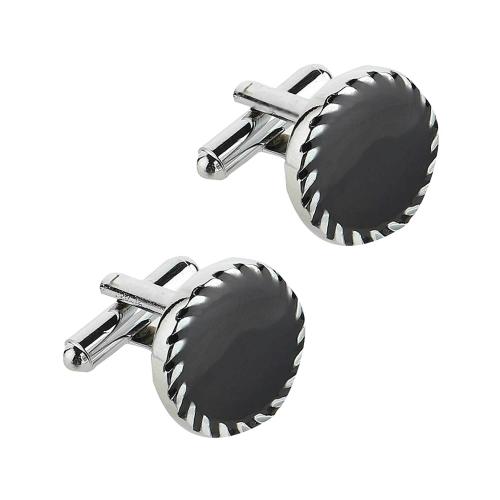 Buy Sandha Golden Metal Cufflink With Tie Pin For Men Online at Best