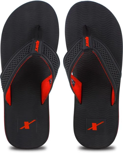 Sparx Men SFG-95 Black Red Flip Flops