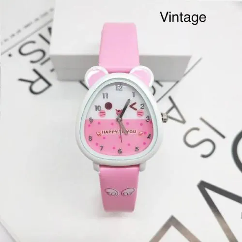 FARP Analog baby pink colour kids watch girls watch