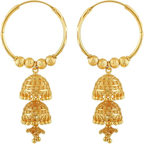 Vighnaharta Gold-Plated Chandbali Earring (Women)