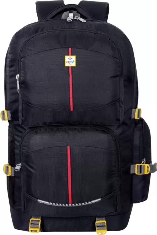 ZOZO BAGS Black Polyester Travel Rucksack - 60 L