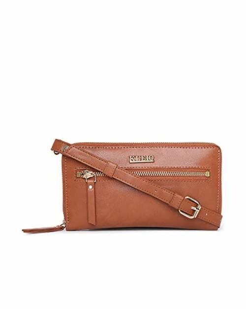 Buy Kleio Tan Faux Leather Women's Wallet Online at Best Prices in