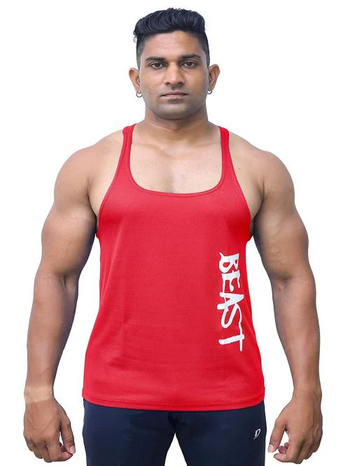 DECISIVE Men's Regular Fit Gym Vest