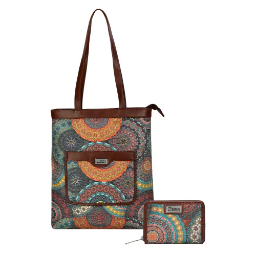 Buy ZEBCO BAGS Women's Tote Bag Ladies Jute Purse Handbag for Office