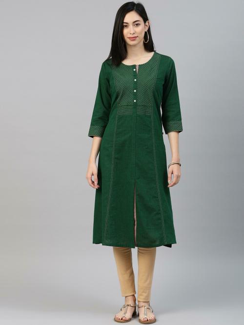 Alena Womens Dark green Fashion Kurta