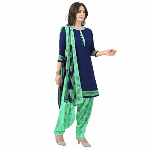 Varsha collection Unstitched Wrinkle Free Crepe Dress Material