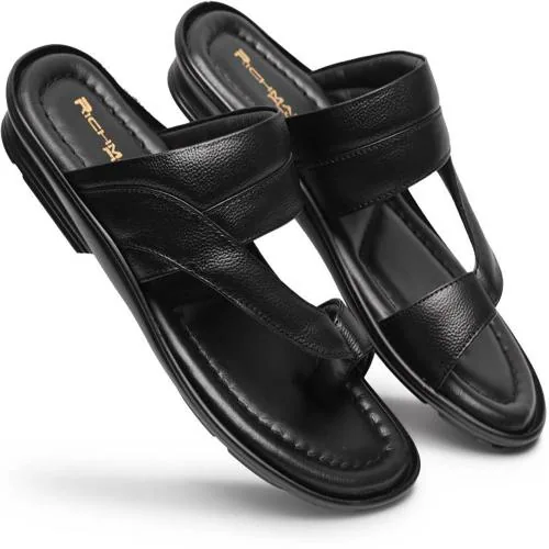 Richman Plus Comfortable Slippers For Men (Black)