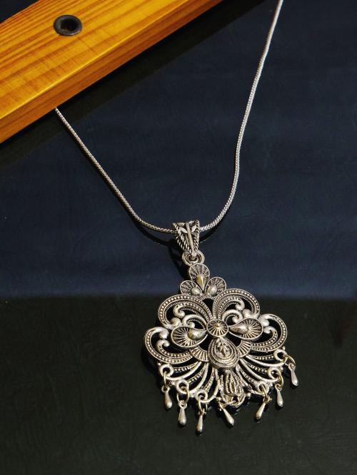 Tebapi Dragon Claw Crystal Pendant Necklace - Lapis Lazuli & Quartz Gothic Jewelry For Women & Men