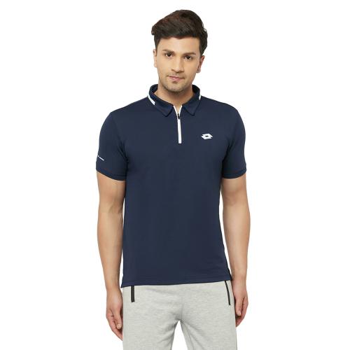 LOTTO MEN THRILL DARK BLUE POLO TOP