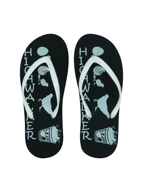 HighWalker Women's Black Flip Flops