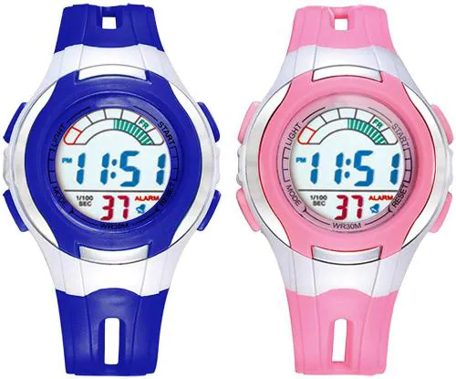 Buy Time Up Digital Multicolor Watches For Boys And Girls (Pack Of - Main Image