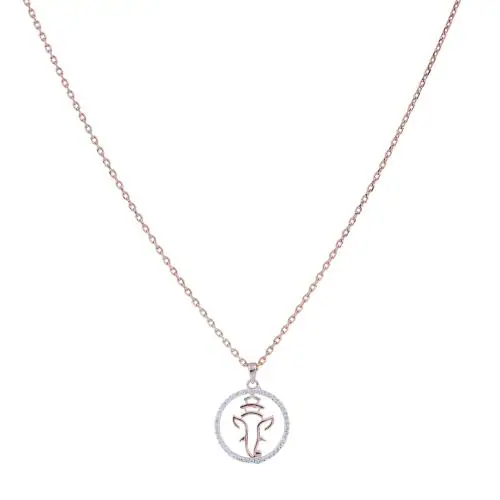 KANANI JEWELS Jewelry Ganesha Charm rose gold Pendant chain