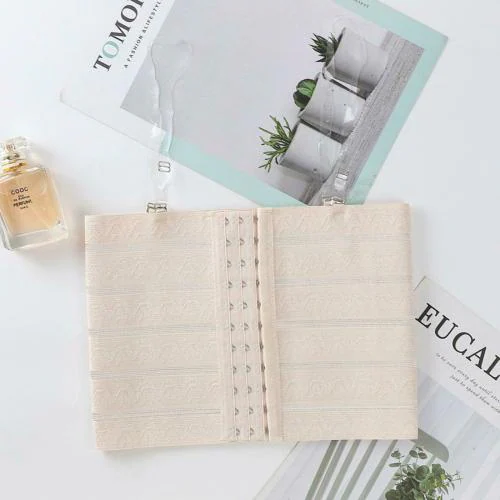 D&E JEANS Women's Cotton Hook-Shapewear Tummy Belt Tummy Tucker Belt Shape Up Course Waist Wrap, Belly Belt Soft Moisture Absorption for Beautify Waistline for Tighten Loose Tummy Tucker Women Shapewear Slim Belt for Belly Fat(1 pcs )