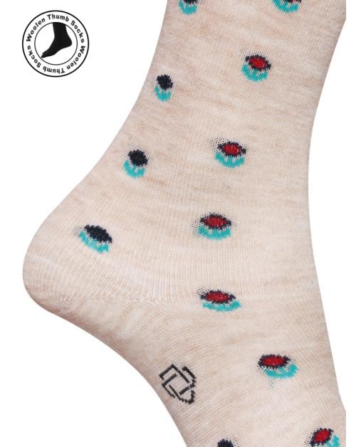 Dollar Full Length Woolen Socks For Women (Pack of 3 ) In Assorted Color