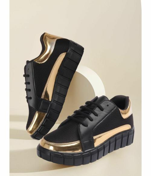 Bella Toes Black Sneakers for Women JioMart