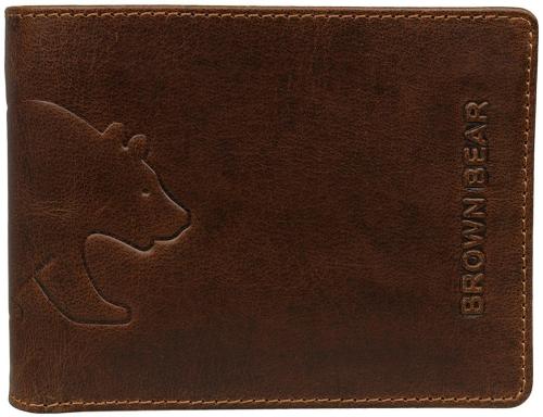Brown Bear Men Brown Wallet (Bb Vintage Phil Br)