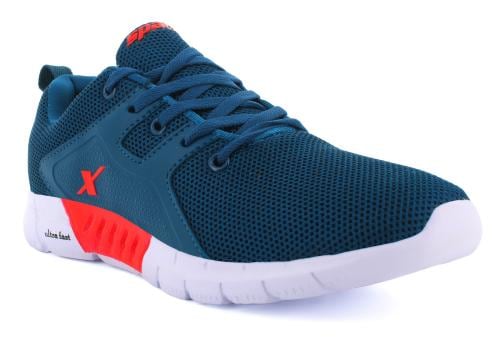 Sparx Men SM-663 Turkey Blue Red Sports Shoes