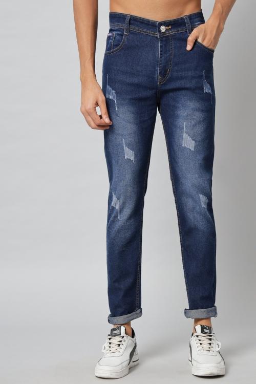 Buy DEVIOUS Dark Blue Slim Fit Mens Jeans Online at Best Prices in