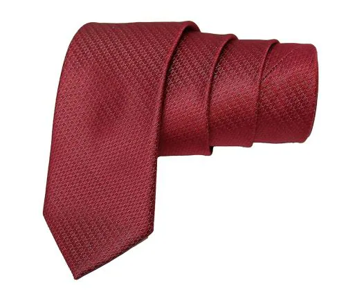 TIE STUDIO Men Maroon Microfiber Necktie
