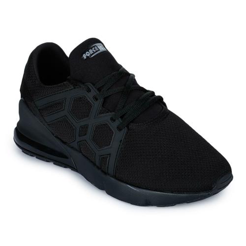 FORCE 10 By Liberty Dominar-1_BlackSports Shoes For Men