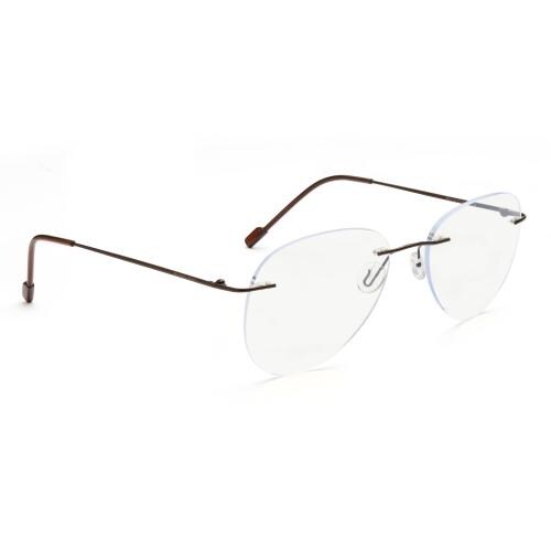Royal Son Rimless Aviator Spectacle Frame For Men And Women