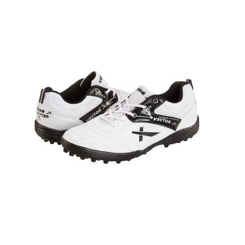 Vector X Blaster Cricket Shoes for Men (White, Black)