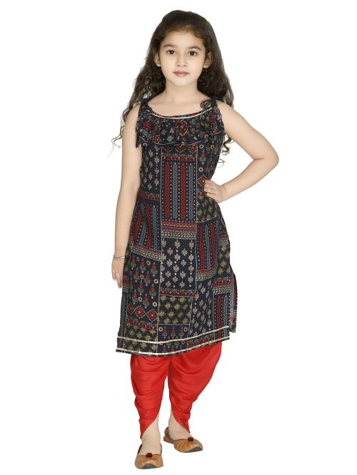 Arshia Fashions Girls Kurti with Dhoti Pants | Kids Wear | Girls Ethnic Wear | Girls Salwar Suit Set | Kurta And Patiala Set