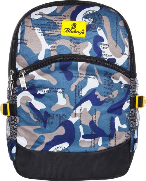 Blubags Grey Polyester Backpack, 18 L