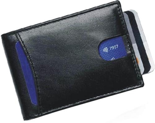 Ujjwal Cyber Men Black Rfid Money Clip