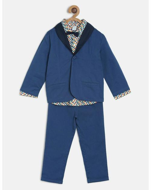 MINI KLUB Kids Boys Party Multi Woven Coordinate Set