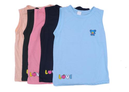 Navmav Baby Boy'S & Baby Girl'S Cotton Regular Fit Sleeveless T-Shirt Combo Set Of 5