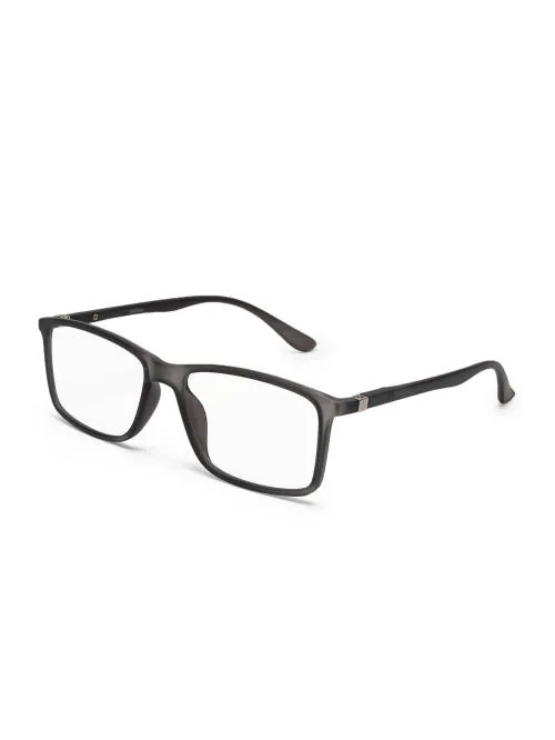 Buy Intellilens Grey Glass Square Blue Cut Computer Glasses Online at